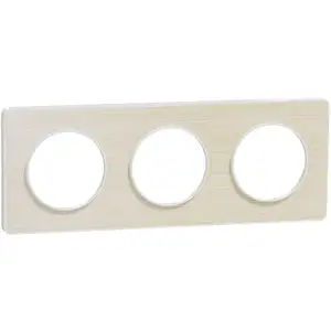 Odace Touch plaque horiz./vert. entraxe 71mm schneider (bois nordique - 71mm - 3)