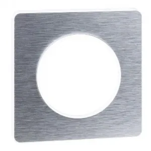 Comparateur de prix : Schneider Plaque aluminium brossé - 1 poste - Touch - Odace SCHNEIDER