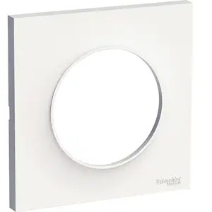 Comparateur de prix : Plaque ODACE Styl blanche 1 poste - Schneider - S520702