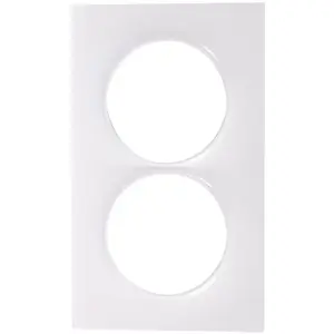 Comparateur de prix : Schneider - plaque odace styl schneider 2 postes - blanc S520714