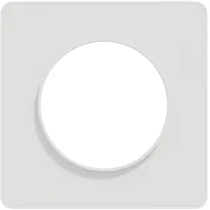 Comparateur de prix : Plaque ODACE Touch Blanche 1 poste - Schneider - S520802