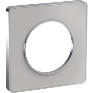 Comparateur de prix : Schneider S530802 Plaque 1 poste aluminium odace touch