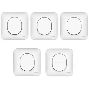Schneider ELECTRIC Lot de 5 interrupteurs va-et-vient Ovalis pas cher