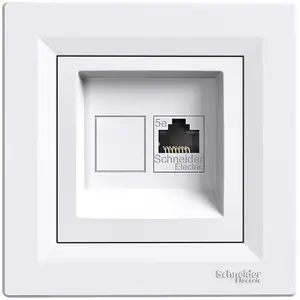 Comparateur de prix : Schneider Prise RJ45 encastrable Asfora