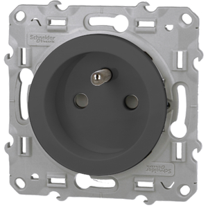 Comparateur de prix : Prise de courant 2P+T 16A 4 connexions par pôle anthracite Schneider O...