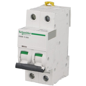 Comparateur de prix : Schneider Disjoncteur IC60N 2P 6A Courbe D Schneider ACTI 9