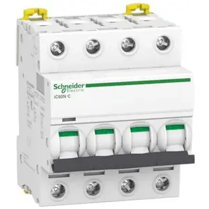 Comparateur de prix : Schneider Schneider A9F77440 Disjoncteur 4P 40A courbe C Acti9 ic60n
