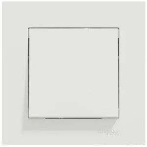 Poussoir complet Miluz, Schneider, blanc pas cher