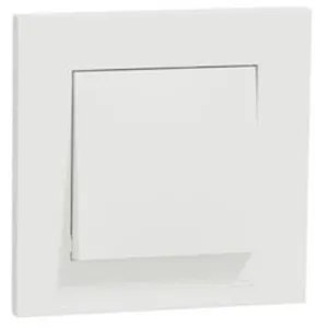 Schneider Lot de 5 interrupteurs va-et-vient complet, Miluz, blanc