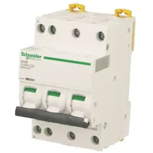 Comparateur de prix : Disjoncteur modulaire tétrapolaire compact Schneider Acti9 iC40N 16A courbe C