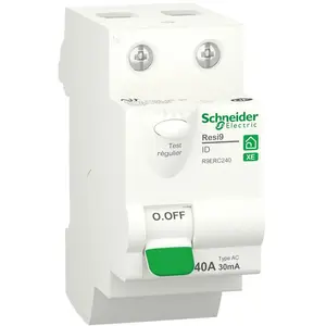 Comparateur de prix : Interrupteur différentiel - Resi9 - Schneider - 2P - 40A - 30 mA - AC