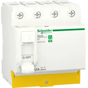 Schneider Resi9 - interrupteur différentiel - 4P - 63A - 30mA - Type AC - peigna pas cher