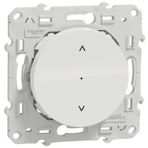 Interrupteur volet roulant connecté 1 poste Odace Wiser Blanc Schneider