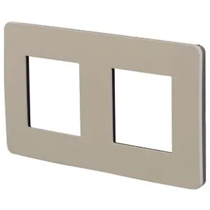 Plaque de finition 2 postes Schneider Unica Studio Color NU28... pas cher
