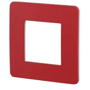 Plaque de finition 1 poste Schneider Unica Studio Color NU280213F colo... pas cher