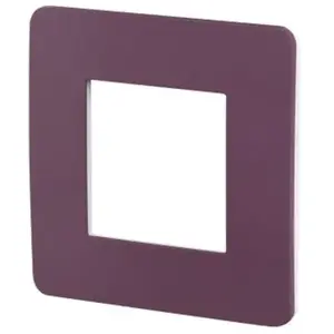 Schneider Plaque de finition 1 poste prune Unica