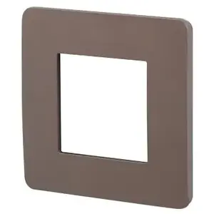 Plaque de finition 1 poste Schneider Unica Studio Color NU280217F colo... pas cher