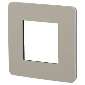 Plaque de finition 1 poste Schneider Unica Studio Color NU280228F colo... pas cher