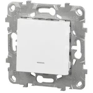 Comparateur de prix : Schneider - Bouton poussoir avec voyant LED 10A connexion rapide blanc Unica