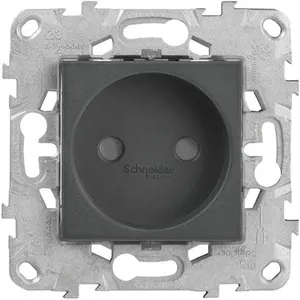 Mécanisme prise 2 pôles Schneider Unica Déco anthracite pas cher