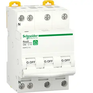 Comparateur de prix : Disjoncteur 3P + N 10A - courbe C - peignable resi9 xp Schneider R9PFC710