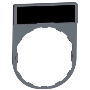 Schneider - Harmony porte-étiquette plate 30x40 plastique gris avec ét... pas cher