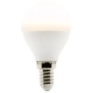 Comparateur de prix : Elexity - Ampoule LED Sphérique 5.2W E14 470lm 2700K