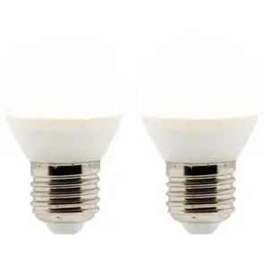 Comparateur de prix : ELEXITY Lot de 2 ampoules led sphériques E27 5W - Blanc chaud - 400lm 2700K - Zenitech