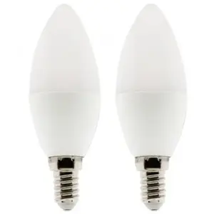 Comparateur de prix : ELEXITY HBF - Lot de 2 ampoules led Flamme 5W E14 360lm 2700K - (blanc chaud)