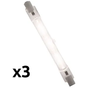 Comparateur de prix : ELEXITY Lot de 3 Ampoules Halogène 120W R7S