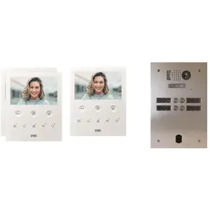 Comparateur de prix : Kit visiophone 2 rangées avec 3 écrans URMET Collectif KV83-203