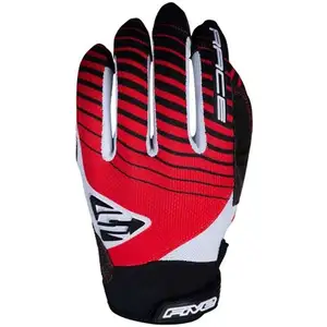 Paire de gants longs five race rouge noir blanc