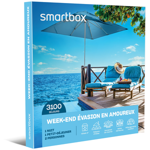 En amoureux - Week-end évasion - SMARTBOX - Coffret Cadeau Séjour TU pas cher