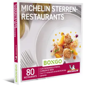 Bongo Michelin Sterrenrestaurants Cadeaubonnen Unisex-Adult, Veelkleurig, Eén maat