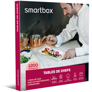 Comparateur de prix : Tables de chefs - SMARTBOX - Coffret Cadeau Gastronomie TU