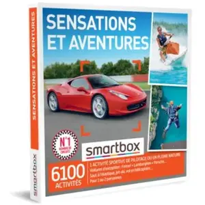 Coffret cadeau Smartbox Sensations et aventures pas cher