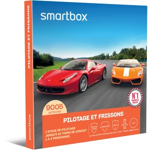 Comparateur de prix : Pilotage et frissons - SMARTBOX - Coffret Cadeau Sport & Aventure TU