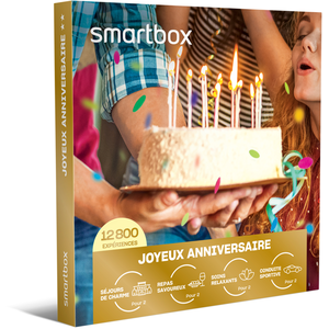 Joyeux anniversaire - SMARTBOX - Coffret Cadeau Multi-thèmes TU pas cher