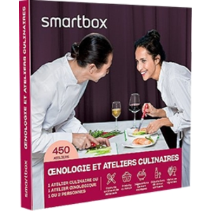 Coffret cadeau SmartBox Oenologie et Gastronomie culinaires pas cher