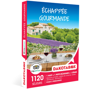 Échappée gourmande - DAKOTABOX - Coffret Cadeau Séjour TUVendu parcdiscount