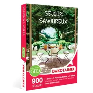 Coffret Cadeau - Séjour savoureux - Dakotabox pas cher