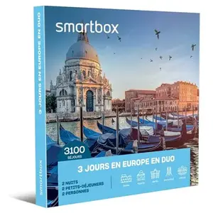 3 jours en Europe en duo - SMARTBOX - Coffret Cadeau Séjour TUVendu paramazon