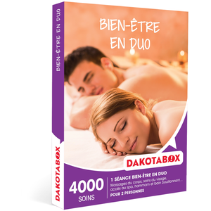 Coffret cadeau Dakotabox Bien-être en duo pas cher