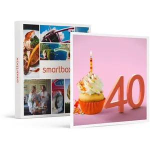 Comparateur de prix : SMARTBOX Coffret Cadeau - Joyeux anniversaire ! Pour femme 40 ans- Multi-thèmes