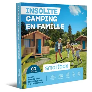 Insolite - Camping en famille - SMARTBOX - Coffret Cadeau Séjour TU pas cher