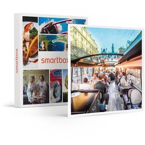 Smartbox - Coffret Cadeau Repas insolite 4 plats et visite de Paris dans le bus... pas cher