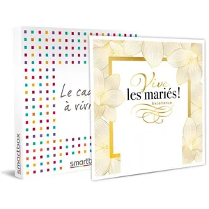 Smartbox Coffret Cadeau - Vive les mariés ! Excellence- Multi-thèmes pas cher