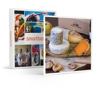 Smartbox - Coffret Cadeau Box fromage fermier et vin à déguster chez soi-Gastro... pas cher