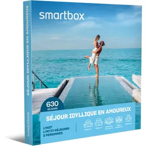 Coffret cadeau SmartBox Séjour idyllique en amoureux pas cher