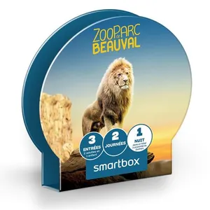 Coffret cadeau SmartBox Séjour au ZooParc de Beauval Famille 2023Vendu parfnac